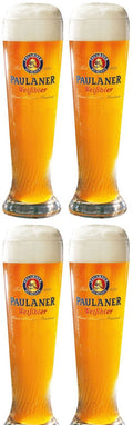 Ensemble de verres a bière Paulaner - Weizen - 300 ml - 4 pièces