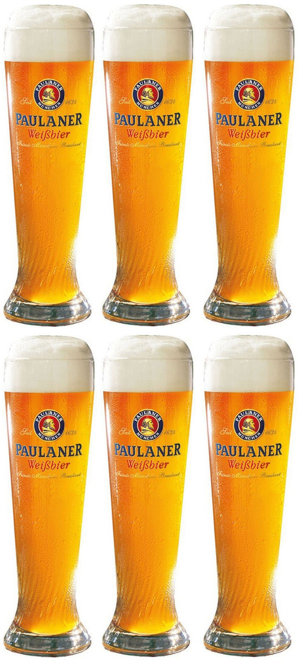 Ensemble de verres a bière Paulaner - Verres a bière - Weizen - 30 cl - 6 pièces