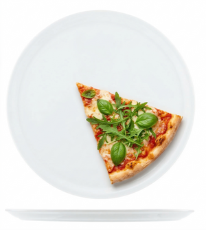 Assiette à pizza Cosy & Trendy - Blanc - Saturnia - ø 33 cm