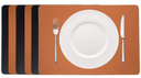 Set de sous-assiettes Cookinglife - Double face - Vegan - 46x33 cm - 6 pièces