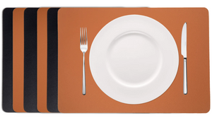 Set de sous-assiettes Cookinglife - Double face - Vegan - 46x33 cm - 6 pièces