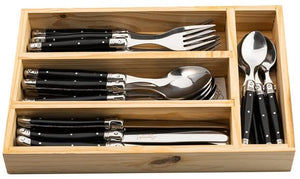 Set de couverts Laguiole - En inox - Ligne Premium - 6 pers - 24 pièces