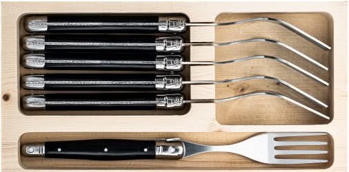 Set de fourchettes Laguiole Style De Vie - Fourchette a steak - 250mm - 6 pièces