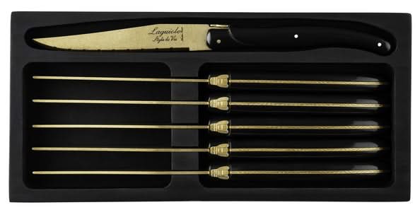 Ensemble de couteaux a steak Laguiole Style de Vie - Prestige Line - 6 pièces
