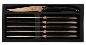 Set de couteaux Laguiole Style - Couteaux a steak - Prestige - 11 cm - 6 pièces