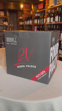 Ensemble de verres à vin Riedel - Verres à vin rouge - Veloce - 830ml - 4 pièces