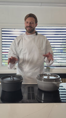 Cocotte Sola avec couvercle Ceramic Deluxe ø 28 cm - revêtement antiadhésif en céramique