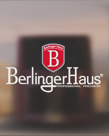 Friteuse à air XL BerlingerHaus Mat Bordeaux - avec fenêtre de visualisation - 5 litres - 1400W