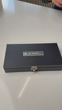 Set de couteaux a steak Blackwell - Noir - Laguiole - 10 cm - 6 pièces