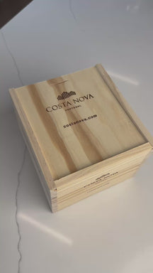 Costa Nova Tasses à espresso Arenito Multicolore 65 ml - 8 pièces - Boîte cadeau