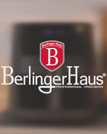 Friteuse à air XXXL BerlingerHaus Mat Anthracite - avec fenêtre de visualisation - 8 litres - 1650W