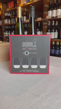 Set de verres a vin Riedel - Verres a vin blanc - O Wine - 375 ml - 4 pièces