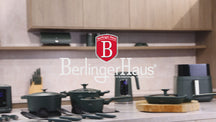 Ensemble de Casseroles BerlingerHaus 11 Pièces Vert Mat - Casseroles ø 16, 20, 24, 28 cm & Poêles ø 24, 28 cm - Tous Feux Dont Induction