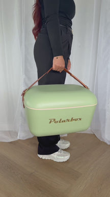 Glacière Polarbox - Glacière avec Bandoulière - Olive Green-Gold - 20 litres