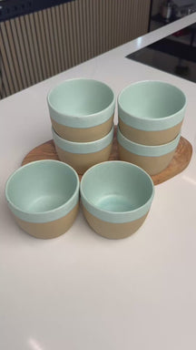 Costa Nova Tasses Arenito Aqua 360 ml - 6 pièces