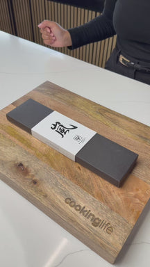 Couteau à viande Yaxell Zen 15 cm - Acier damassé inoxydable 37 plis - Manche en Micarta.