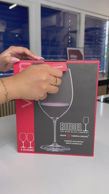 Ensemble de verres a vin Riedel - Verres a vin rouge - Vinum - 650 ml - 2 pièces