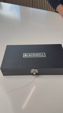 Set de couverts a steak Blackwell - Couteaux a steak - Laguiole - 12 pieces