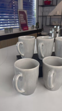Tasses à café Cookinglife Breeze Gris 315 ml – 6 pièces