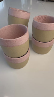 Costa Nova Tasses à café Arenito Mauve Rose 200 ml - 6 pièces