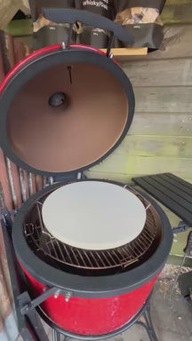 Cookinglife Pierre à pizza pour barbecue avec support ø 38 cm
