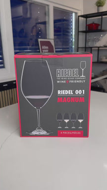 Ensemble de verres a vin Riedel - en cristal - Wine Friendly - 995 ml - 4 pièces