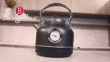 Bouilloire Électrique BerlingerHaus Mat Anthracite - avec Thermomètre - 1,7 L - 2200W