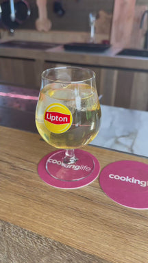 Lipton Ice Tea Verres sphériques - Transparent - 250 ml - Lot de 6