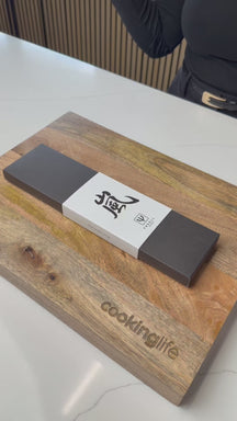 Couteau d'office Yaxell Zen 12 cm - Acier damassé inoxydable 37 plis - Manche en Micarta.