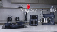 Ensemble de Casseroles BerlingerHaus 11 Pièces Bleu Mat - Casseroles ø 16, 20, 24, 28 cm & Poêles ø 24, 28 cm - Tous Feux Dont Induction