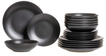 Set de vaisselle Studio Tavola - 6 personnes - Black Tie - 27 cm - 18 pièces