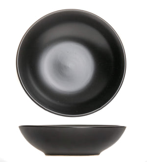 Set d'assiettes Studio Tavola - Assiettes creuses - Black Tie - 21 cm - 6 pièces