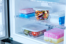 Set de plats à four en verre avec couvercle Pyrex Cook & Freeze 4 pièces - 800 ml, 1,5 litre, 2,6 litres & 4 litres