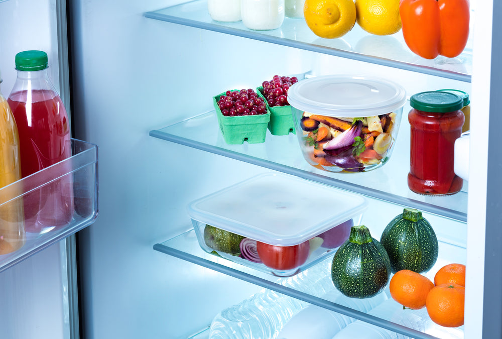 Set de plats à four en verre avec couvercle Pyrex Cook & Freeze 4 pièces - 800 ml, 1,5 litre, 2,6 litres & 4 litres