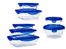Set de Plats à four en verre avec couvercle Pyrex Cook & Go 7 pièces