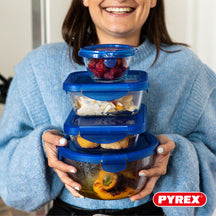 Set de Plats à four en verre avec couvercle Pyrex Cook & Go 7 pièces