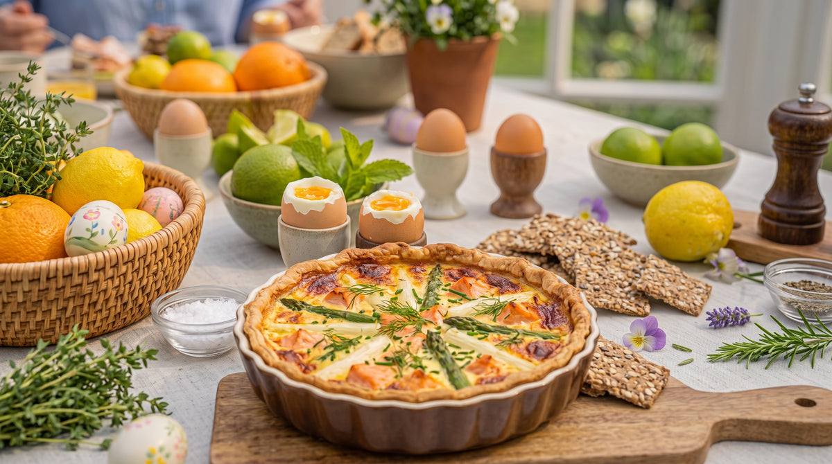 Une quiche de Pâques festive qui fait briller toute la table