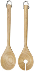 Set de couverts a salade KitchenAid - en bois - Core - 33 cm - 2 pièces