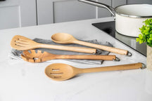 Ensemble de spatules KitchenAid - Spatules en bois - Core - 4 pièces