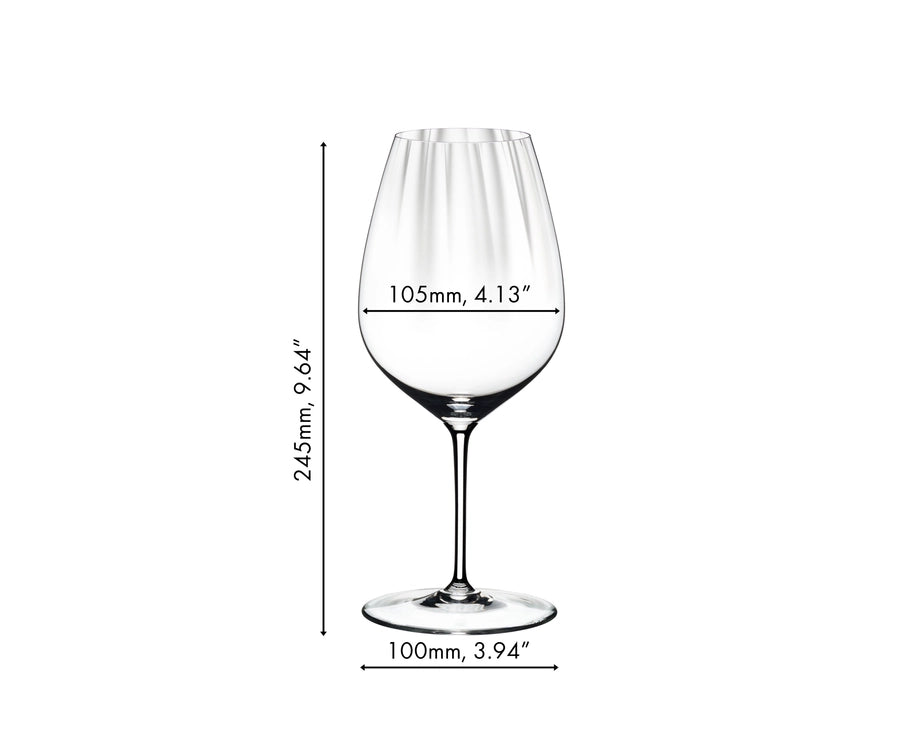 Set de verres à vin Riedel - Verres à vin rouge - Performance - 830ml - 4 pièces
