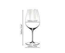 Set de verres à vin Riedel - Verres à vin rouge - Performance - 830ml - 4 pièces