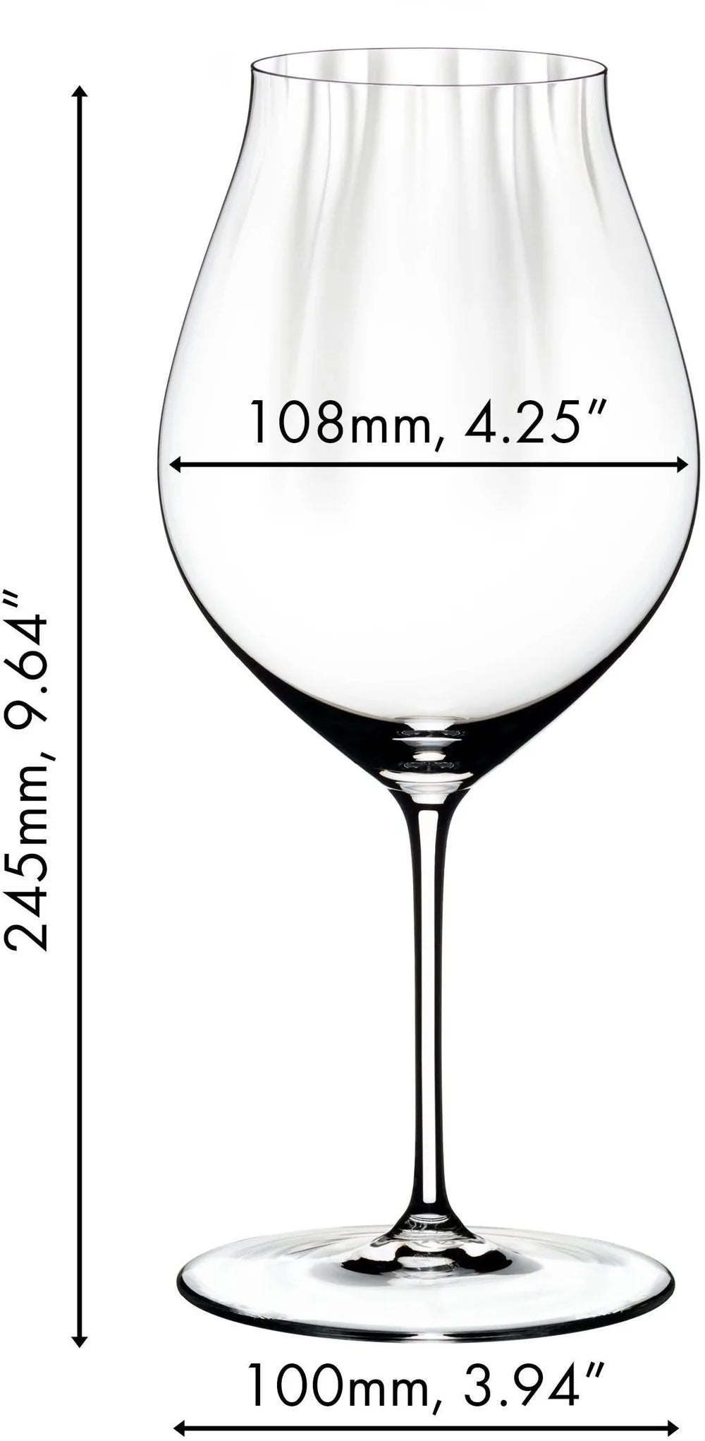 Set de verres à vin Riedel - Verres à vin rouge - Performance - 830ml - 4 pièces