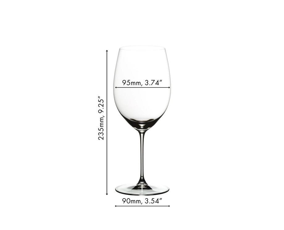 Set de verres à vin Riedel - Verres à vin rouge - Veritas - 630 ml - 4 pièces