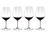 Set de verres à vin Riedel - Verres à vin rouge - Performance - 830ml - 4 pièces