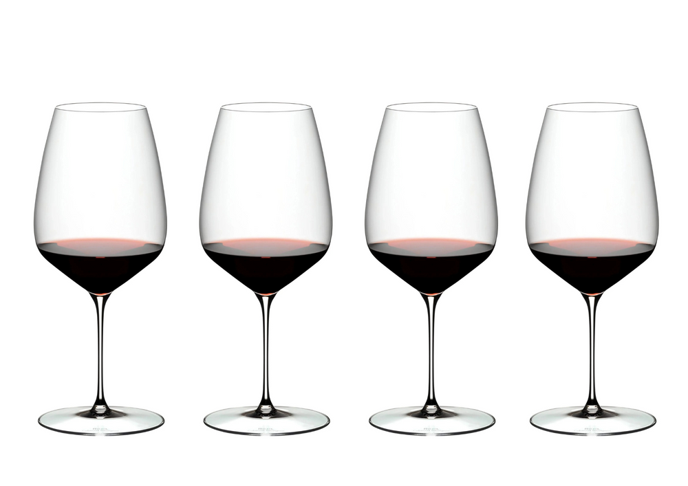Ensemble de verres à vin Riedel - Verres à vin rouge - Veloce - 830ml - 4 pièces