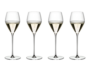 Set de verres à vin Riedel - Verres à champagne - Veloce - 570ml - 4 pièces