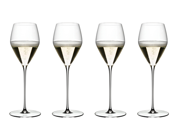 Set de verres à vin Riedel - Verres à champagne - Veloce - 570ml - 4 pièces
