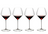Ensemble de verres à vin Riedel - Verres à vin rouge - Veloce - 760ml - 4 pièces