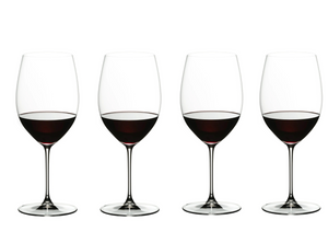 Set de verres à vin Riedel - Verres à vin rouge - Veritas - 630 ml - 4 pièces