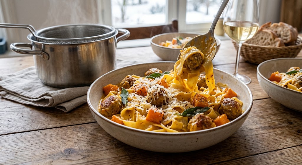 Une seule poêle, des saveurs riches et une sauce crémeuse que tout le monde voudra goûter.